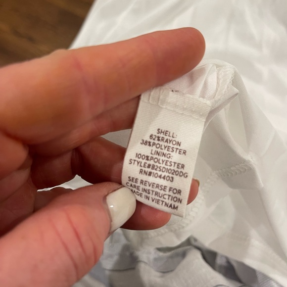 NWT Blu Pepper Navy and White lined maxi - Picture 7 of 8